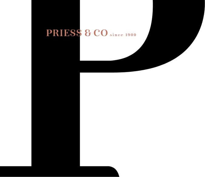 "The logo for Priess & Co., established 1900." width="676" height="582"